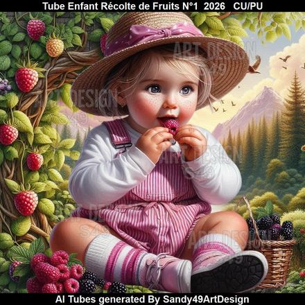 Tube Enfant Récolte de Fruits N°1  2026