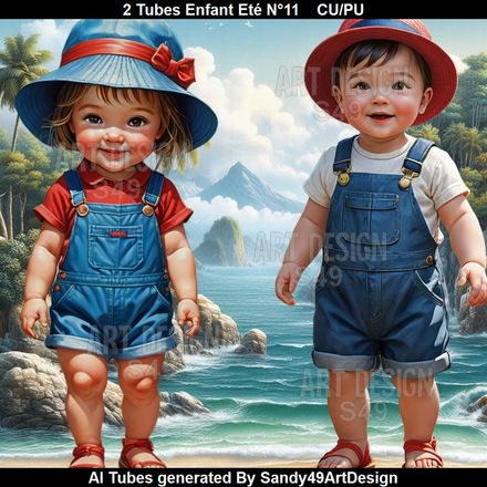 2 Tubes Enfant Eté N°11