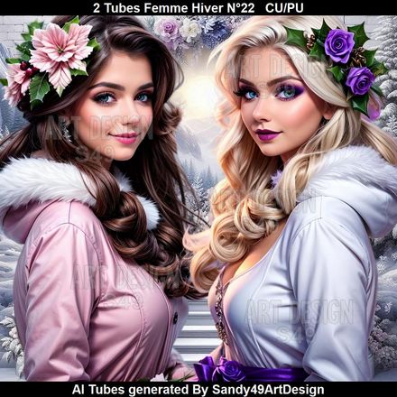 2 Tubes Femme Hiver N°22