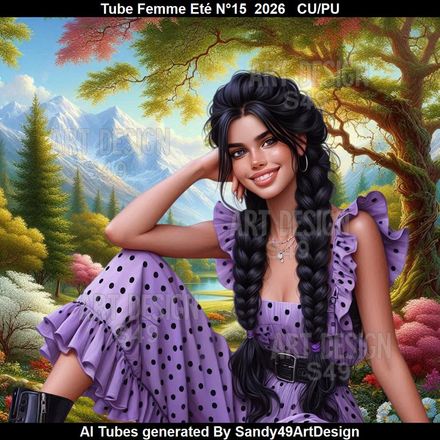 Tube Femme Eté N°15  2026