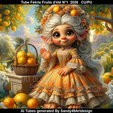 Tube Féérie Fruits d'été N°1  2026