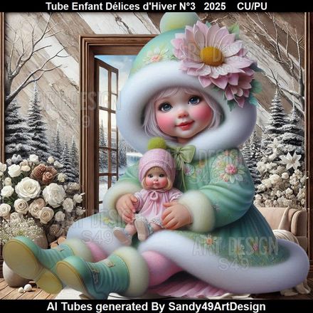 Tube Enfant Délices d&#x27;Hiver N°3    2025