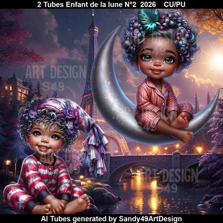 2 Tubes Enfant de la Lune N°2  2026