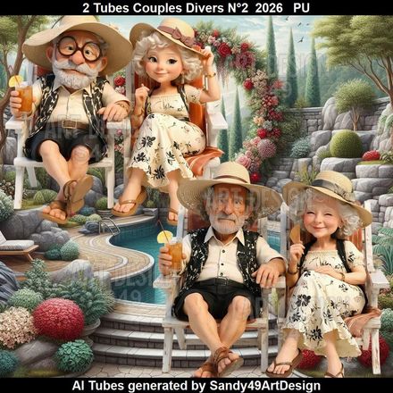 2 Tubes Couples Divers N°2  2026