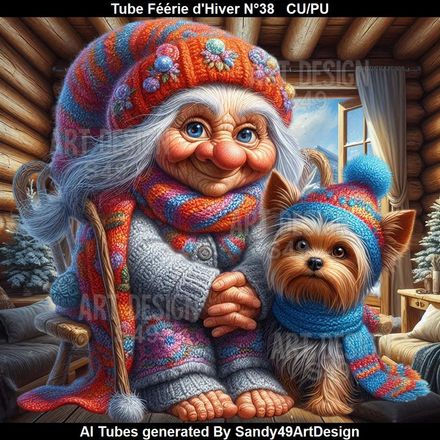 Tube Féérie d'Hiver N°38