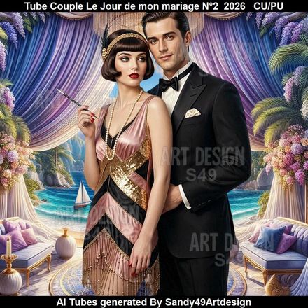 Tube Couple Le Jour de mon mariage N°2  2026