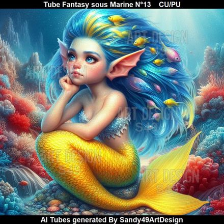 Tube Fantasy Sous Marine N°13