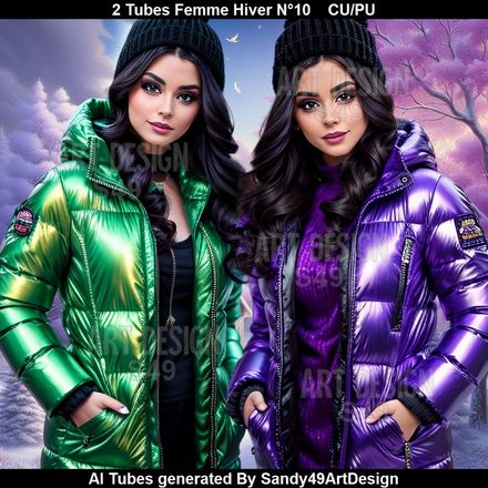 2 Tubes Femme Hiver N°10