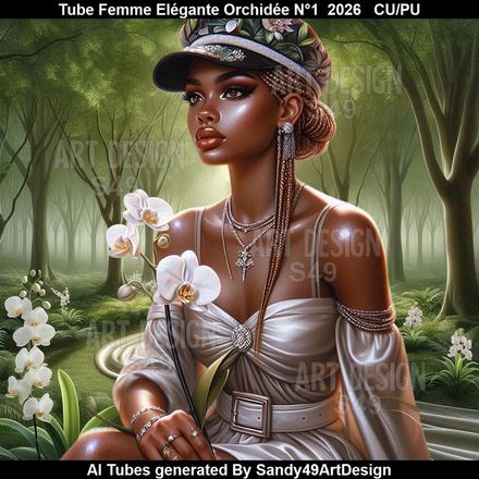 Tube Femme Elégante Orchidée N°1  2026