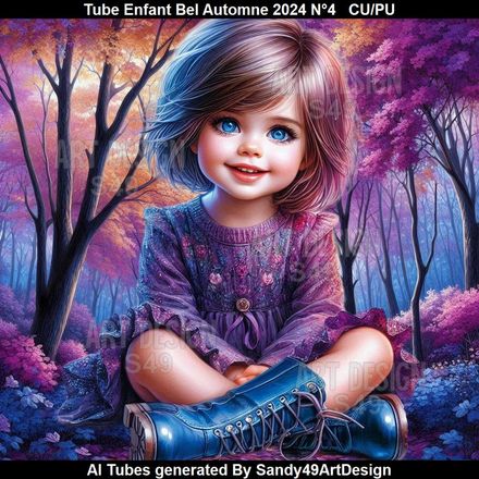 Tube Enfant Bel Automne 2024 N°4