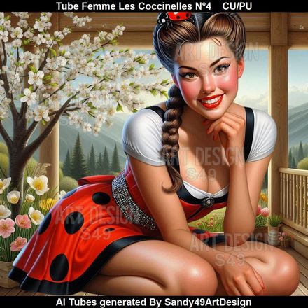 Tube Femme Les Coccinelles N°4