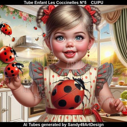 Tube Enfant Les Coccinelles N°5