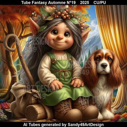 Tube Fantasy Automne N°19    2025