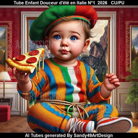 Tube Enfant Douceur d'été en Italie N°1  2026