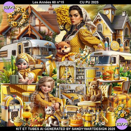 Pack Les Années 60  N°15  2025