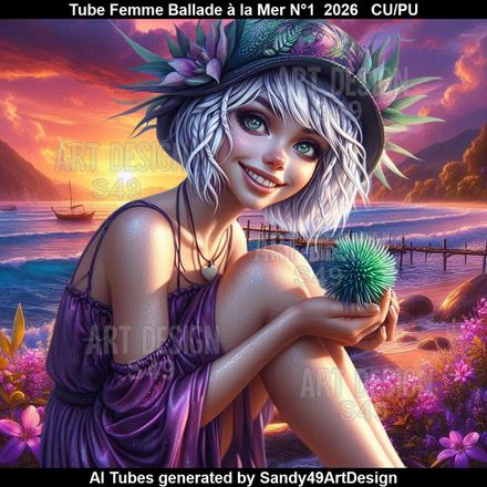 Tube Femme Ballade à la mer N°1  2026