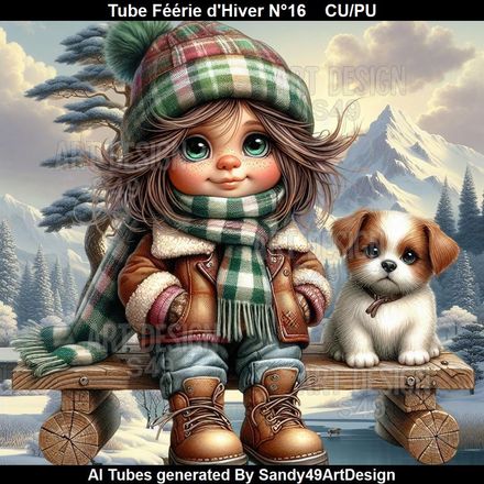 Tube Féérie d'hiver N°16