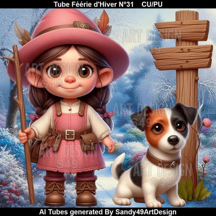 Tube Féérie d'hiver N°31
