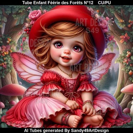 Tube Enfant Féérie des Forêts N°12