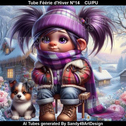 Tube Féérie d'Hiver N°14