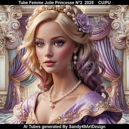 Tube Femme Jolie Princesse N°2   2025