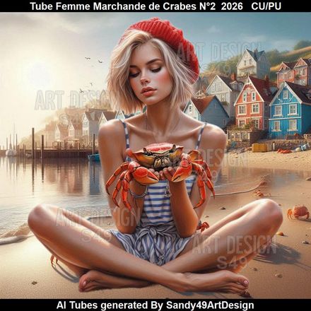 Tube Femme Marchande de crabes N°2  2026