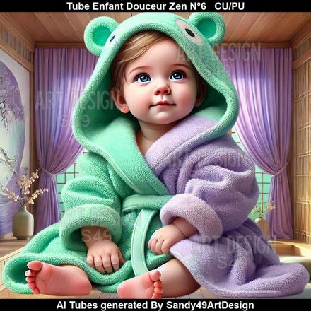 Tube Enfant Douceur Zen N°6