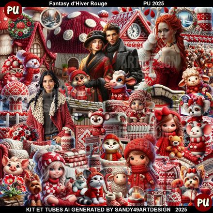 Fantasy d'Hiver rouge  2025