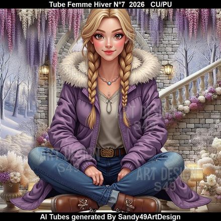 Tube Femme d'Hiver N°7  2026