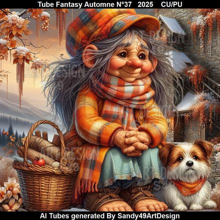 Tube Fantasy Automne N°37   2025