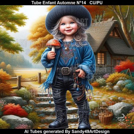 Tube Enfant Automne N°14