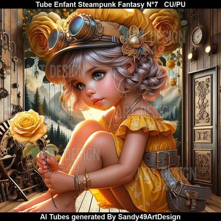 Tube Enfant Steampunk Fantasy N°7