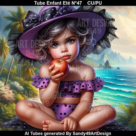 Tube Enfant Eté N°47