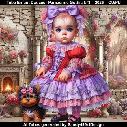 Tube Enfant Douceur Parisienne Gothic N°3    2025