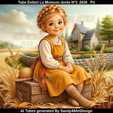 Tube Enfant La Moisson dorée N°2  2026