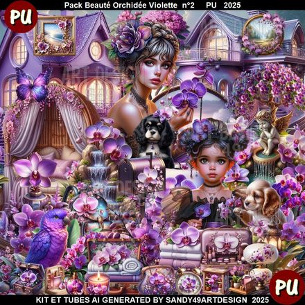 Pack Beauté Orchidée violette N°2