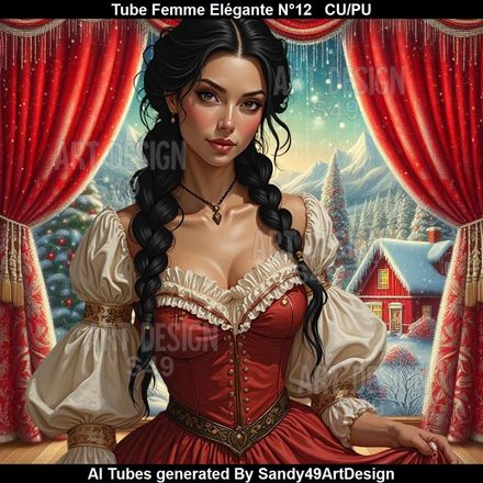 Tube Femme Elégante N°12