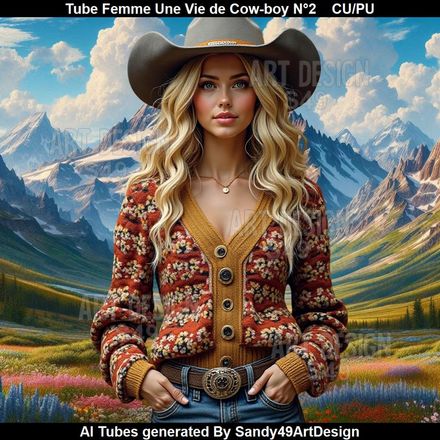 Tube Femme une Vie de Cow-boy N°2