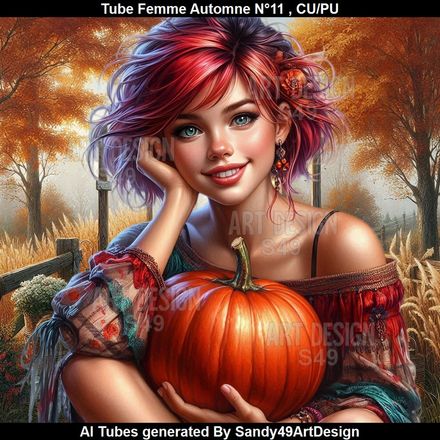 Tube Femme Automne N°11
