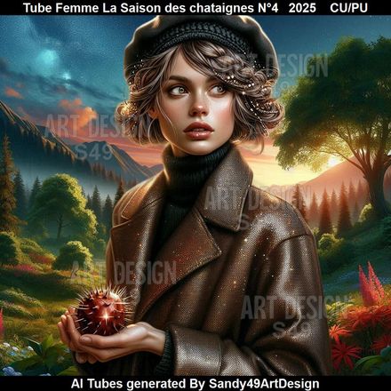 Tube Femme La Saison des châtaignes N°4    2025