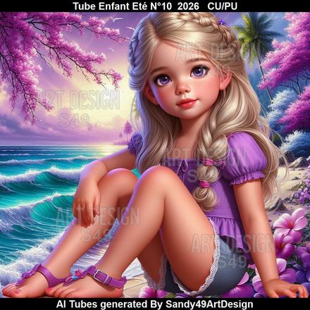 Tube Enfant Eté N°10  2026