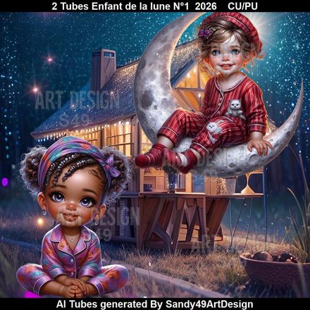 2 Tubes Enfant de la Lune N°1  2026