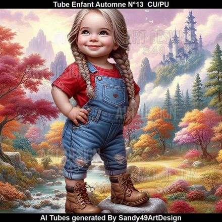 Tube Enfant Automne N°13