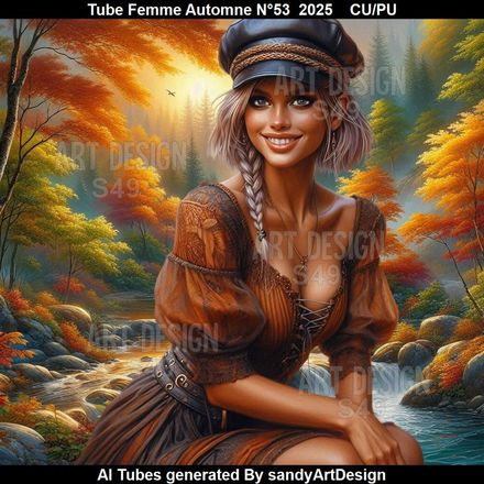 Tube Femme Automne N°53    2025