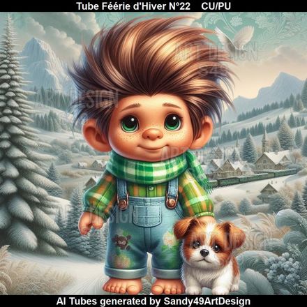 Tube Féérie d'Hiver N°22