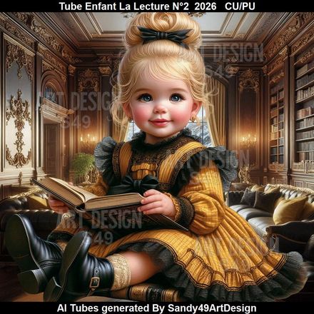 Tube Enfant La Lecture N°2  2026