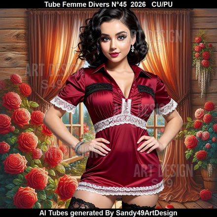 Tube Femme Divers N°45  2026