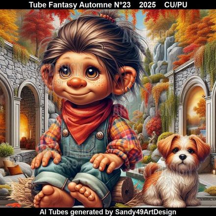 Tube Fantasy Automne N°23    2025