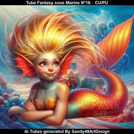 Tube Fantasy Sous Marine N°16
