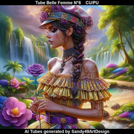 Tube Belle Femme N°8
